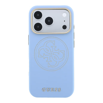 iPhone 18 Pro Max Kılıf Guess Orijinal Lisanslı M-safe Şarj Özellikli PU Delikli 4G ve Yazı Logolu Kılıf