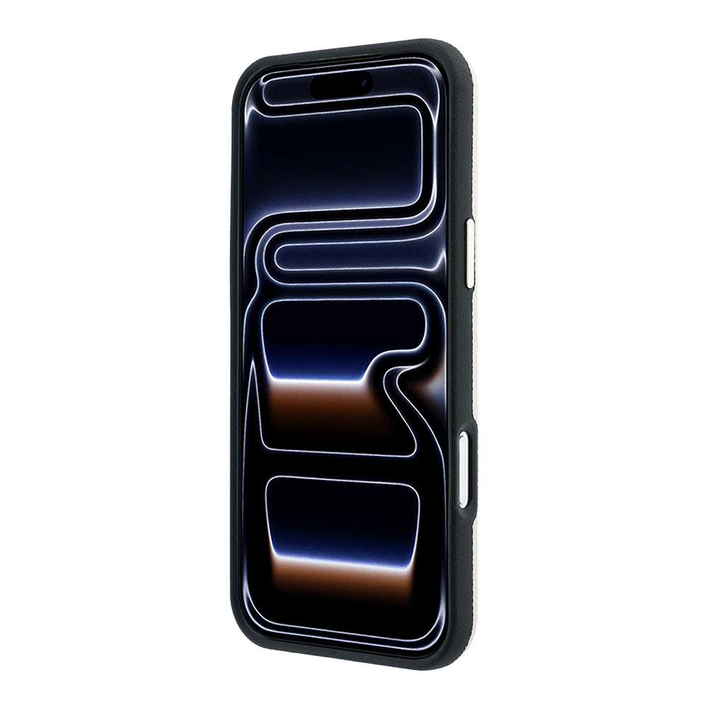 iPhone 18 Pro Max Kılıf Guess Orijinal Lisanslı M-safe Şarj Özellikli PU Taşlı Metal 4G ve Yazı Logolu Kılıf