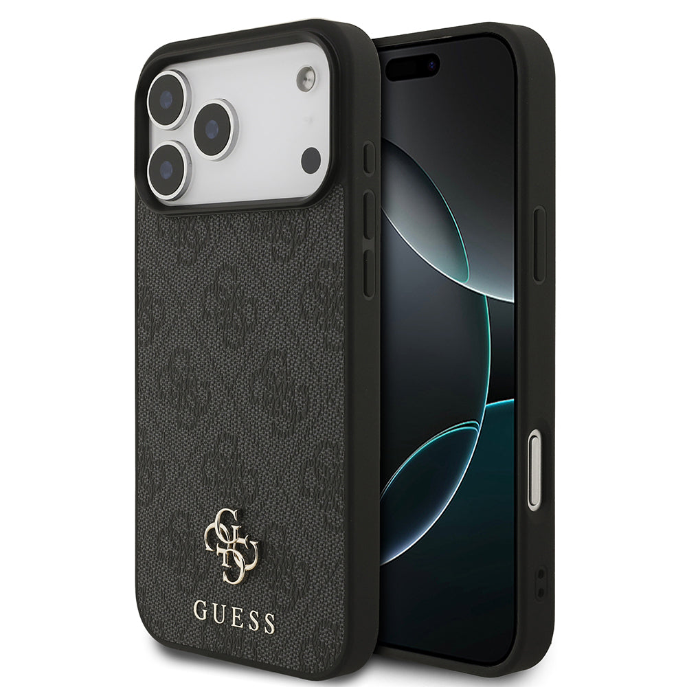 iPhone 18 Pro Max Kılıf Guess Orijinal Lisanslı M-safe Şarj Özellikli Small 4G Classic Kılıf