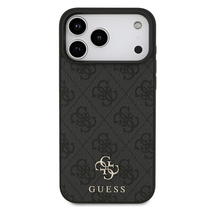 iPhone 18 Pro Max Kılıf Guess Orijinal Lisanslı M-safe Şarj Özellikli Small 4G Classic Kılıf