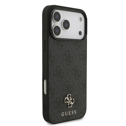 iPhone 18 Pro Max Kılıf Guess Orijinal Lisanslı M-safe Şarj Özellikli Small 4G Classic Kılıf