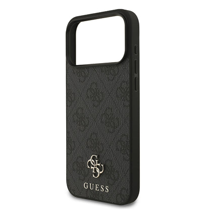 iPhone 18 Pro Max Kılıf Guess Orijinal Lisanslı M-safe Şarj Özellikli Small 4G Classic Kılıf