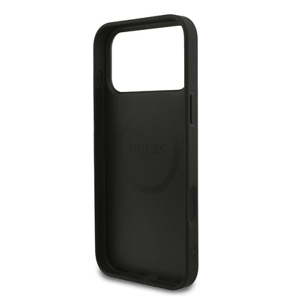 iPhone 18 Pro Max Kılıf Guess Orijinal Lisanslı M-safe Şarj Özellikli Small 4G Classic Kılıf