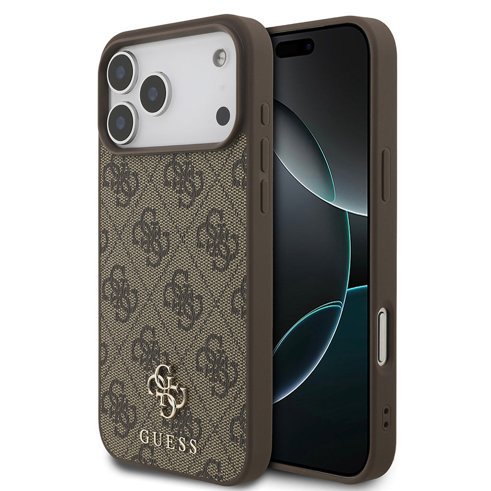 iPhone 18 Pro Max Kılıf Guess Orijinal Lisanslı M-safe Şarj Özellikli Small 4G Classic Kılıf