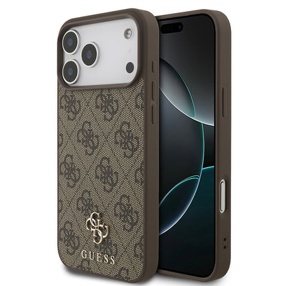 iPhone 18 Pro Max Kılıf Guess Orijinal Lisanslı M-safe Şarj Özellikli Small 4G Classic Kılıf