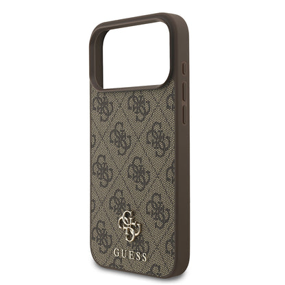 iPhone 18 Pro Max Kılıf Guess Orijinal Lisanslı M-safe Şarj Özellikli Small 4G Classic Kılıf