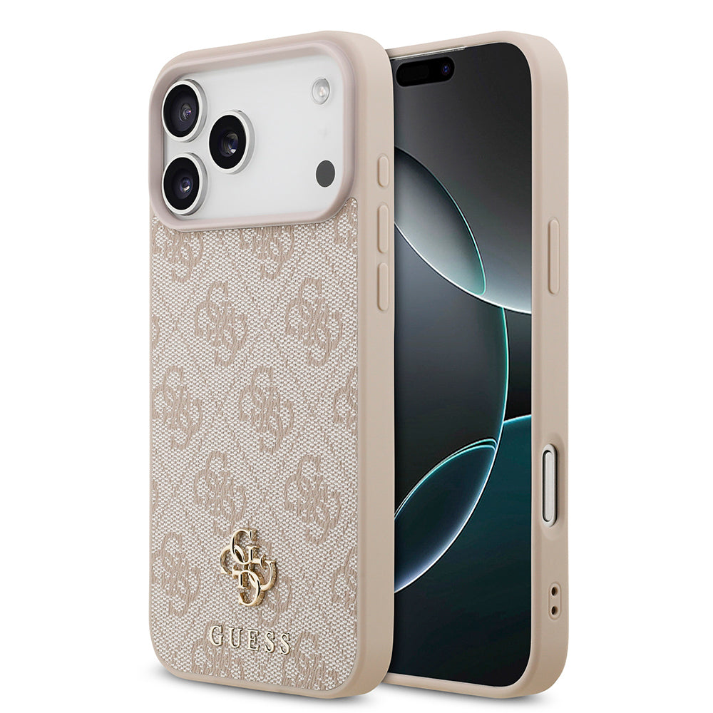 iPhone 18 Pro Max Kılıf Guess Orijinal Lisanslı M-safe Şarj Özellikli Small 4G Classic Kılıf