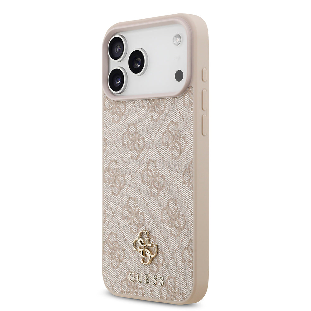 iPhone 18 Pro Max Kılıf Guess Orijinal Lisanslı M-safe Şarj Özellikli Small 4G Classic Kılıf