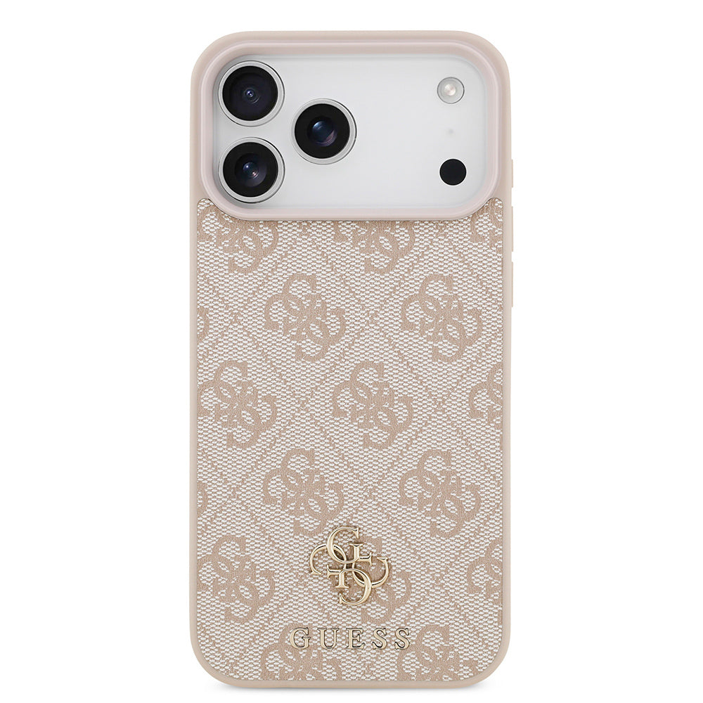 iPhone 18 Pro Max Kılıf Guess Orijinal Lisanslı M-safe Şarj Özellikli Small 4G Classic Kılıf