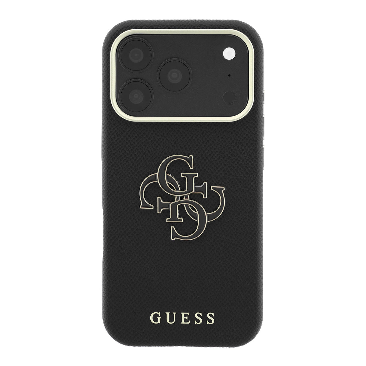 iPhone 18 Pro Max Kılıf Guess Orijinal Lisanslı PU Yazı ve 4G Büyük Metal Logolu Kılıf