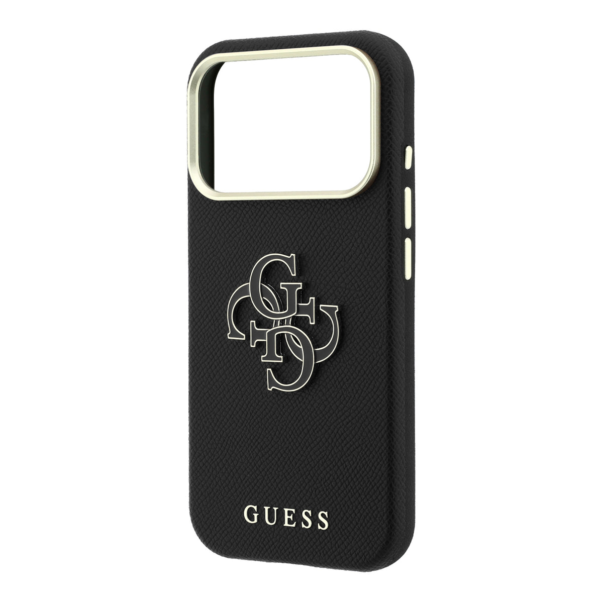 iPhone 18 Pro Max Kılıf Guess Orijinal Lisanslı PU Yazı ve 4G Büyük Metal Logolu Kılıf