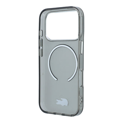 iPhone 18 Pro Max Kılıf Lacoste Orijinal Lisanslı M-safe Şarj Özellikli Lake Timsah Logolu IML Frosted Kılıf