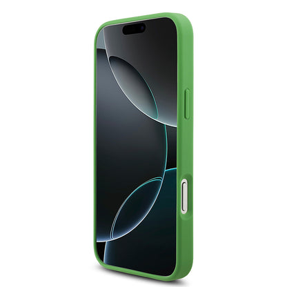 iPhone 18 Pro Max Kılıf Lacoste Orijinal Lisanslı M-safe Şarj Özellikli PU Pike Desenli Metal Logolu Kılıf