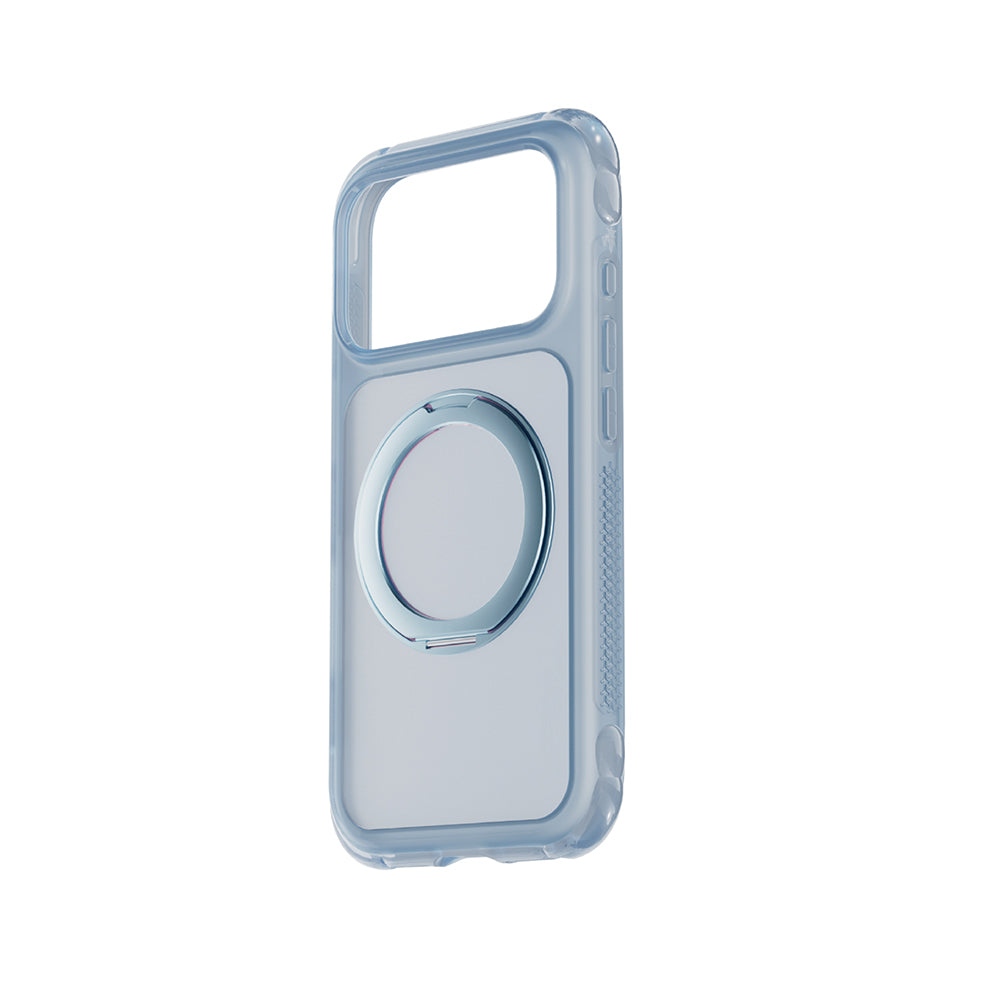 iPhone 18 Pro Max Kılıf Lenyes Air Bumper Serisi M-safe Şarj Özellikli Airbag Tasarımlı Standlı Kılıf