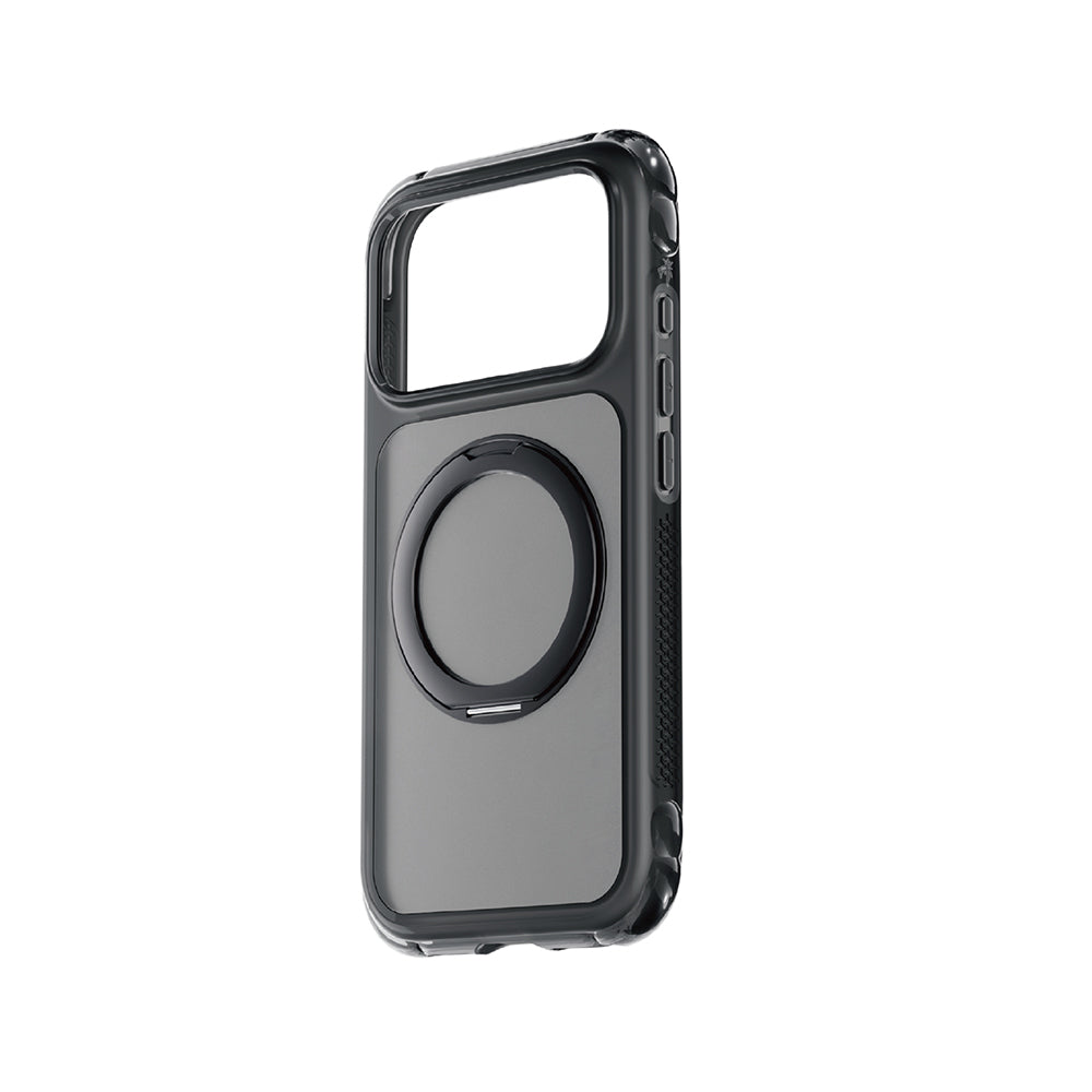 iPhone 18 Pro Max Kılıf Lenyes Air Bumper Serisi M-safe Şarj Özellikli Airbag Tasarımlı Standlı Kılıf