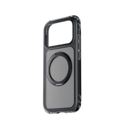 iPhone 18 Pro Max Kılıf Lenyes Air Bumper Serisi M-safe Şarj Özellikli Airbag Tasarımlı Standlı Kılıf