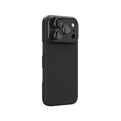 iPhone 18 Pro Max Kılıf M-Safe Şarj Özellikli 1500D Aramid Fiber AmazingThing Titan Max SLens Serisi Kılıf