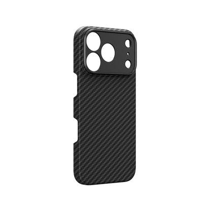 iPhone 18 Pro Max Kılıf M-safe Şarj Özellikli 1500D Aramid Fiber Lens Korumalı Amazingthing Titan Max Serisi Karbon Kılıf