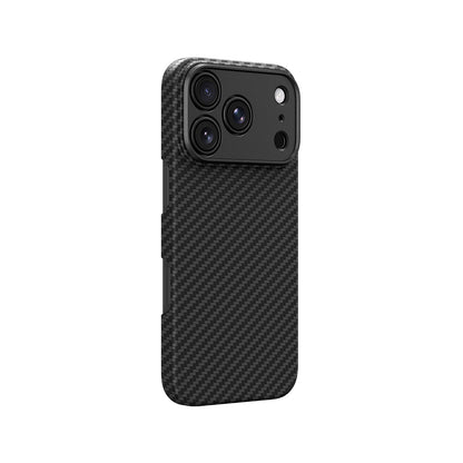 iPhone 18 Pro Max Kılıf M-safe Şarj Özellikli 1500D Aramid Fiber Lens Korumalı Amazingthing Titan Max Serisi Karbon Kılıf