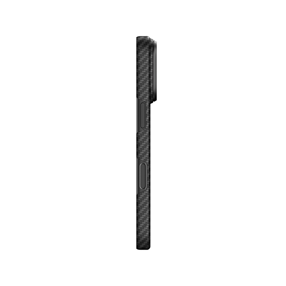 iPhone 18 Pro Max Kılıf M-safe Şarj Özellikli 1500D Aramid Fiber Lens Korumalı Amazingthing Titan Max Serisi Karbon Kılıf