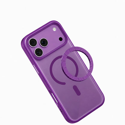 iPhone 18 Pro Max Kılıf M-safe Şarj Özellikli Airbag Tasarımlı Mutural Mist Serisi Kılıf