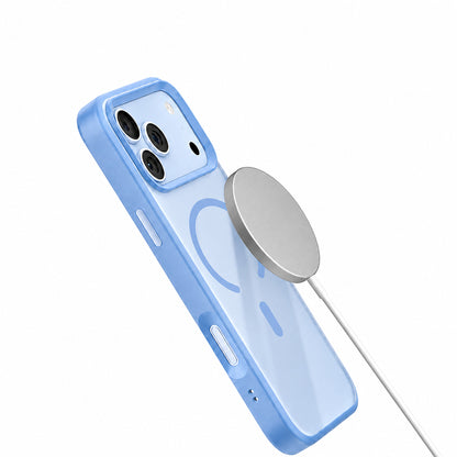 iPhone 18 Pro Max Kılıf M-safe Şarj Özellikli Airbag Tasarımlı Mutural Mist Serisi Kılıf