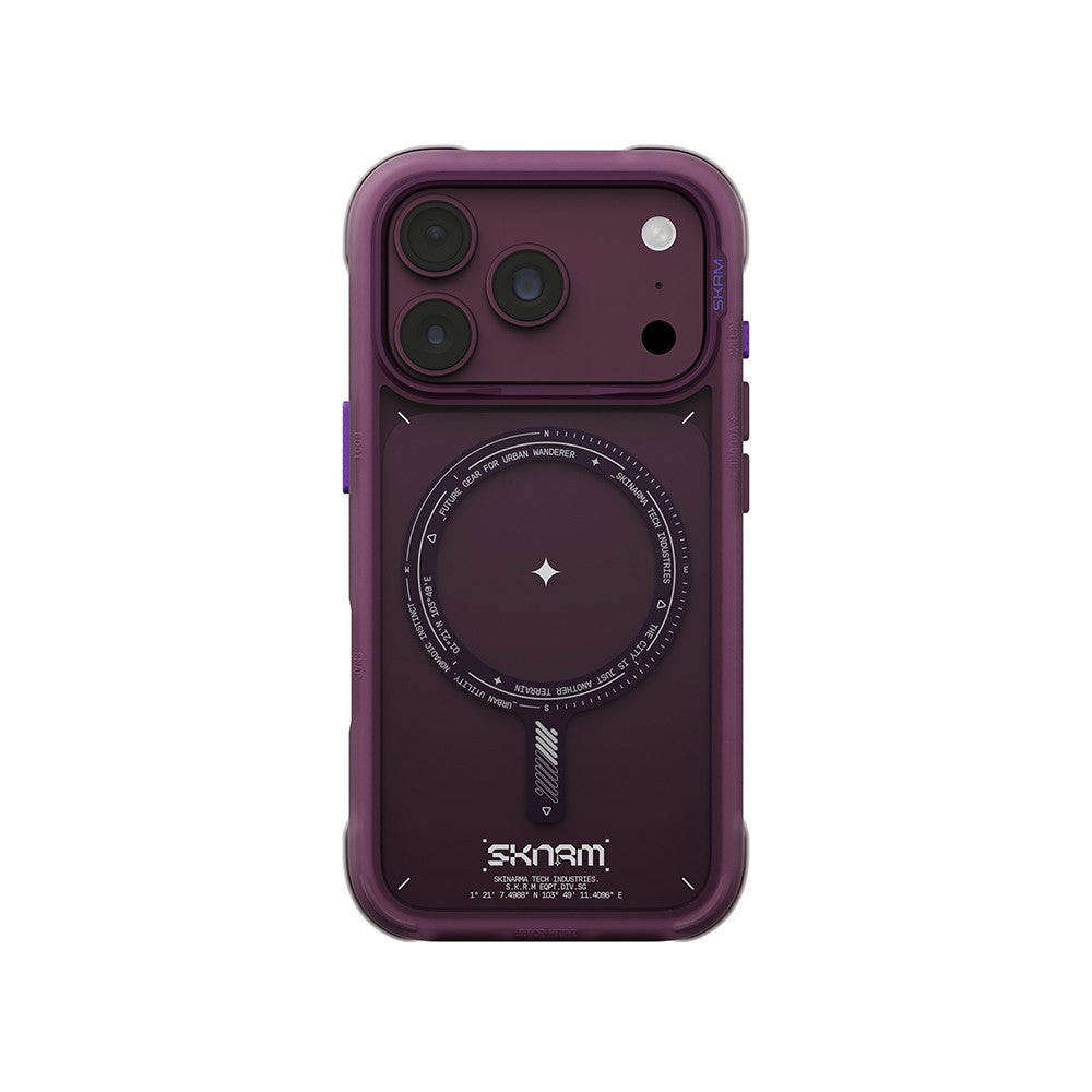 iPhone 18 Pro Max Kılıf M-Safe Şarj Özellikli Airbag Tasarımlı Skinarma Avion Kılıf