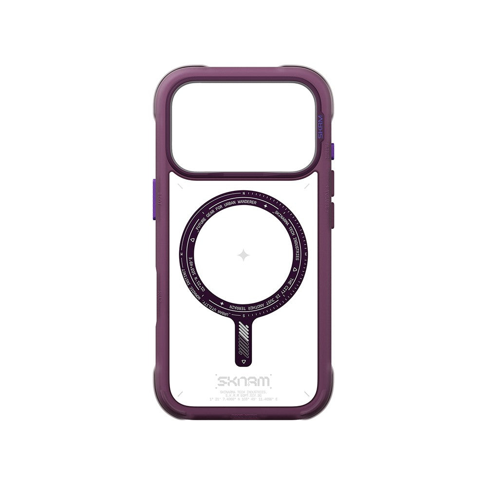iPhone 18 Pro Max Kılıf M-Safe Şarj Özellikli Airbag Tasarımlı Skinarma Avion Kılıf