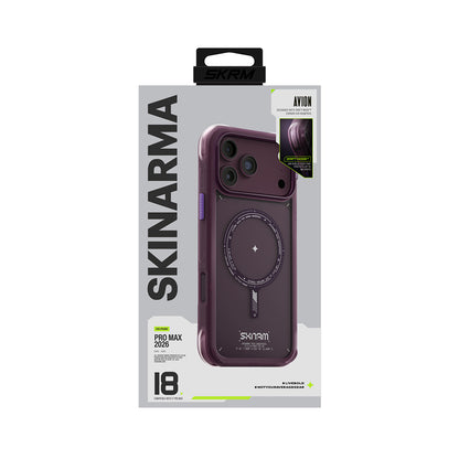 iPhone 18 Pro Max Kılıf M-Safe Şarj Özellikli Airbag Tasarımlı Skinarma Avion Kılıf