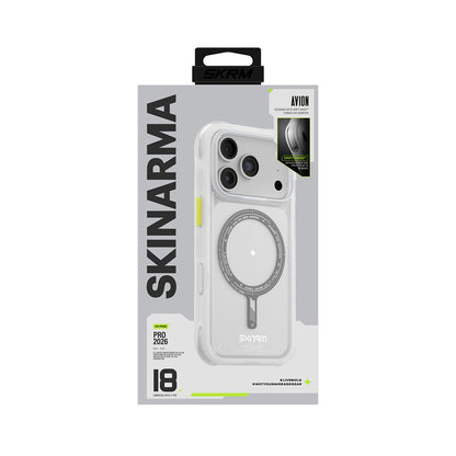 iPhone 18 Pro Max Kılıf M-Safe Şarj Özellikli Airbag Tasarımlı Skinarma Avion Kılıf