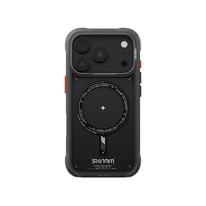 iPhone 18 Pro Max Kılıf M-Safe Şarj Özellikli Airbag Tasarımlı Skinarma Avion Kılıf