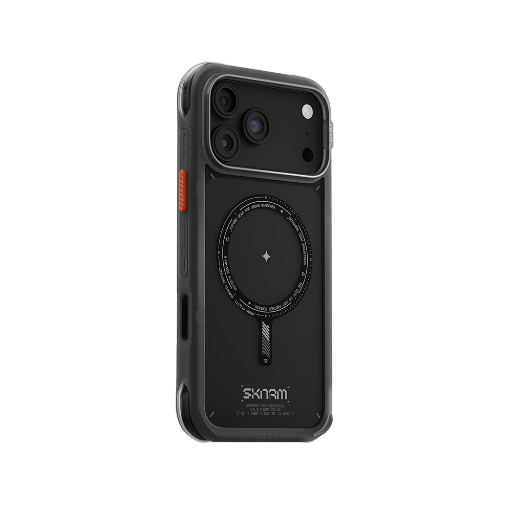 iPhone 18 Pro Max Kılıf M-Safe Şarj Özellikli Airbag Tasarımlı Skinarma Avion Kılıf