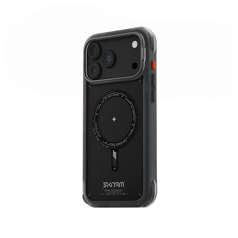 iPhone 18 Pro Max Kılıf M-Safe Şarj Özellikli Airbag Tasarımlı Skinarma Avion Kılıf