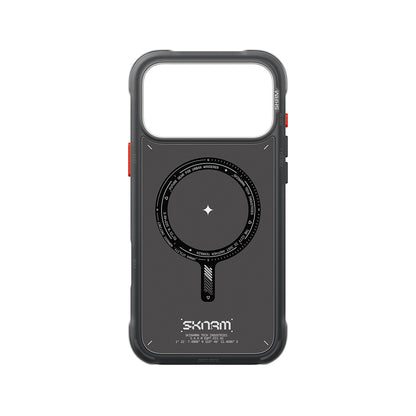 iPhone 18 Pro Max Kılıf M-Safe Şarj Özellikli Airbag Tasarımlı Skinarma Avion Kılıf