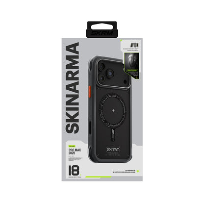 iPhone 18 Pro Max Kılıf M-Safe Şarj Özellikli Airbag Tasarımlı Skinarma Avion Kılıf