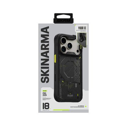 iPhone 18 Pro Max Kılıf M-Safe Şarj Özellikli Airbag Tasarımlı Skinarma Vigor XE Kılıf