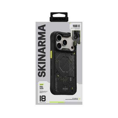 iPhone 18 Pro Max Kılıf M-Safe Şarj Özellikli Airbag Tasarımlı Skinarma Vigor XE Kılıf