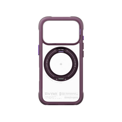iPhone 18 Pro Max Kılıf M-Safe Şarj Özellikli Airbag Tasarımlı Standlı Skinarma Atlas Kılıf