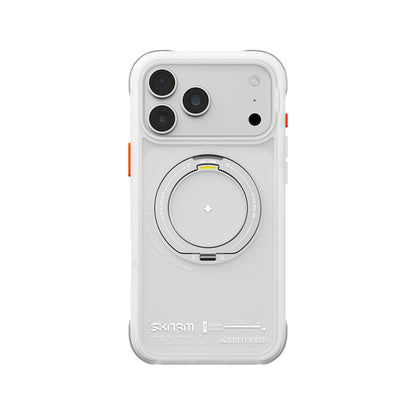 iPhone 18 Pro Max Kılıf M-Safe Şarj Özellikli Airbag Tasarımlı Standlı Skinarma Atlas Kılıf
