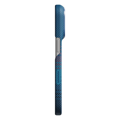 iPhone 18 Pro Max Kılıf M-safe Şarj Özellikli Aramid Karbon Fiber Pitaka Moonrise 2.0 Nights Serisi Kılıf