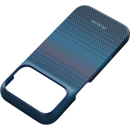 iPhone 18 Pro Max Kılıf M-safe Şarj Özellikli Aramid Karbon Fiber Pitaka Moonrise 2.0 Nights Serisi Kılıf