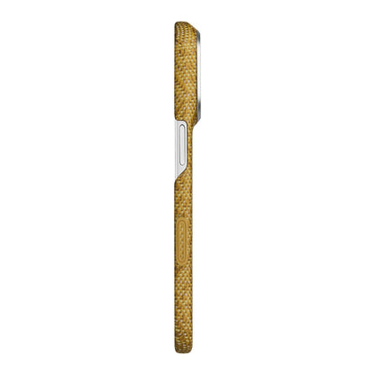 iPhone 18 Pro Max Kılıf M-safe Şarj Özellikli Aramid Karbon Fiber Pitaka Wind Over Wheat Serisi Kılıf