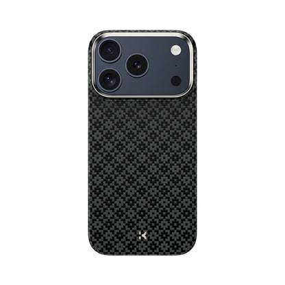 iPhone 18 Pro Max Kılıf M-Safe Şarj Özellikli Benks ArmorAir ArmorGrid Serisi Yükseltilmiş Kamera Çerçevesi C1 Kevlar Karbon Kılıf