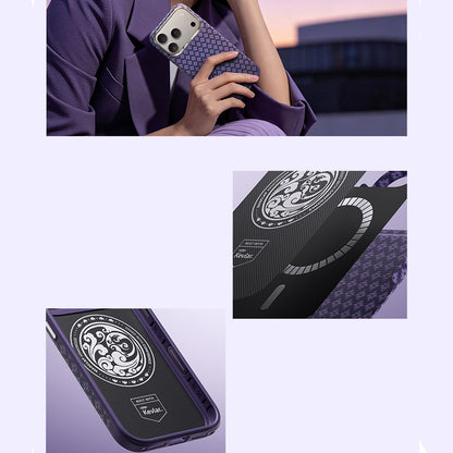 iPhone 18 Pro Max Kılıf M-Safe Şarj Özellikli Benks ArmorPro ArmorEdge X9 Serisi Kevlar Karbon Kılıf