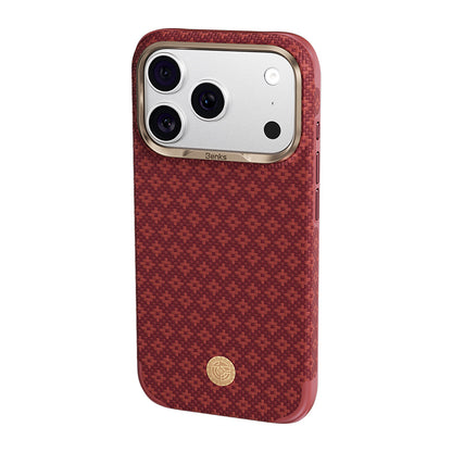 iPhone 18 Pro Max Kılıf M-Safe Şarj Özellikli Benks ArmorPro ArmorEdge X9 Serisi Kevlar Karbon Kılıf