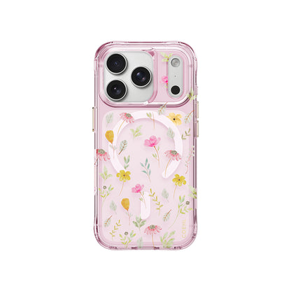 iPhone 18 Pro Kılıf M-safe Şarj Özellikli Çiçekli Tasarım Coehl Evie Serisi Kılıf