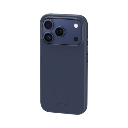 iPhone 18 Pro Max Kılıf M-safe Şarj Özellikli Çizilmeye Dayanıklı Benks VitaPro Serisi PU Deri Kılıf
