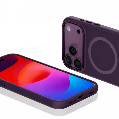 iPhone 18 Pro Max Kılıf M-safe Şarj Özellikli Mutural Pure Serisi Kılıf