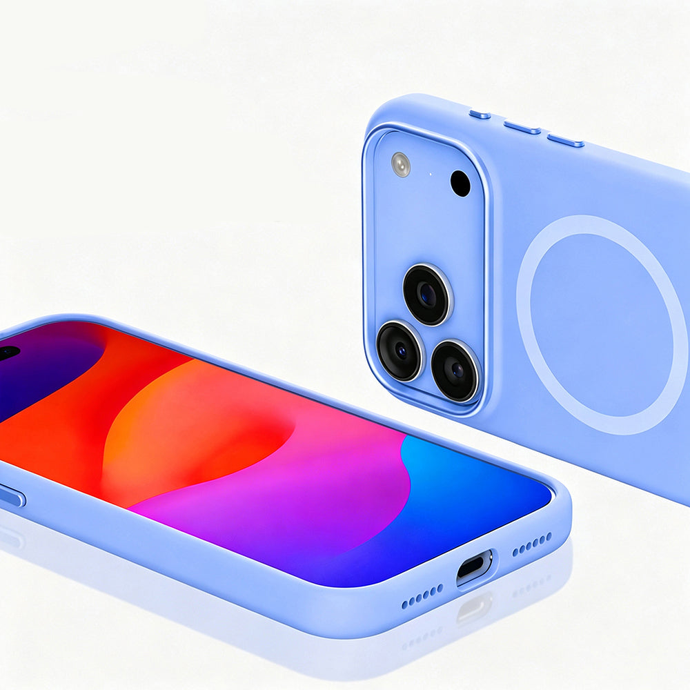 iPhone 18 Pro Max Kılıf M-safe Şarj Özellikli Mutural Pure Serisi Kılıf