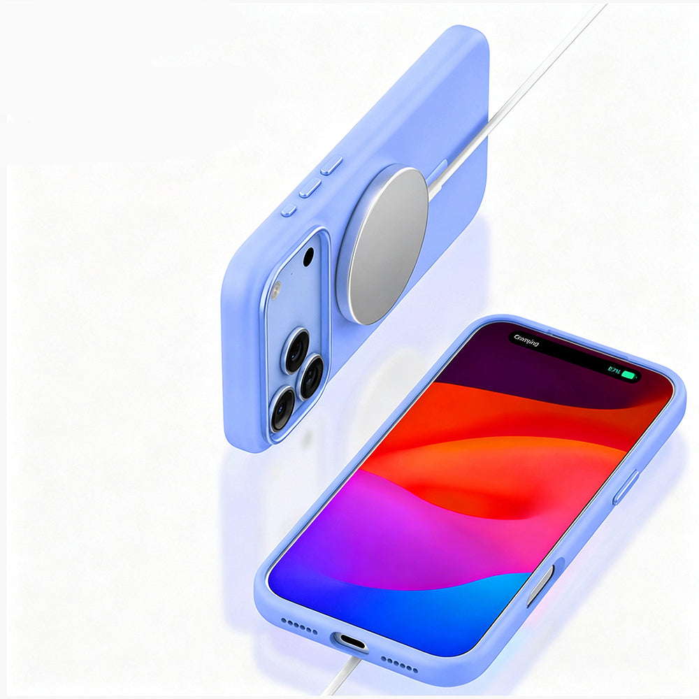 iPhone 18 Pro Max Kılıf M-safe Şarj Özellikli Mutural Pure Serisi Kılıf